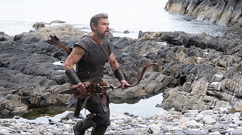 Matt Damon in a still from 'The Odyssey'