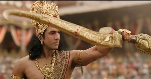 Ranbir Kapoor in a still from 'Ramayana'
