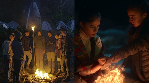 Stills from the film