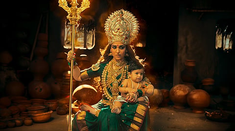 Nayanthara in 'Mookuthi Amman 2'