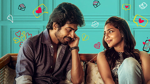 Arjun Das and Aishwarya Lekshmi in '#Love'
