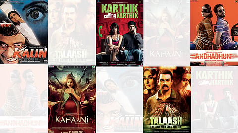 Posters of the films.