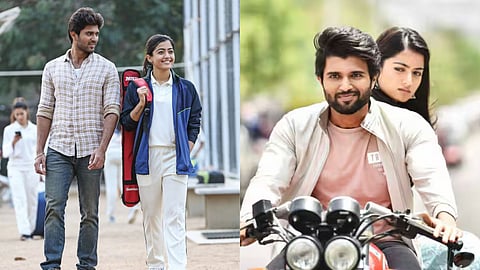 Vijay Deverakonda and Rashmika Mandanna in 'Dear Comrade' and 'Geetha Govindam'