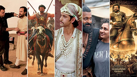 Costumes from Indian period films over the years
