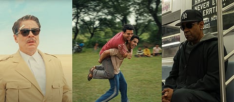 Stills from 'The Phoenician Scheme' , 'Homebound' , 'Highest 2 Lowest'