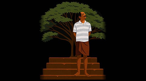 An illustration for 'Maheshinte Prathikaram'