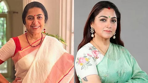 Suhasini Maniratnam and Khushboo Sundar