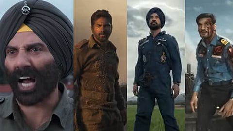 Stills from the teaser of 'Border 2'