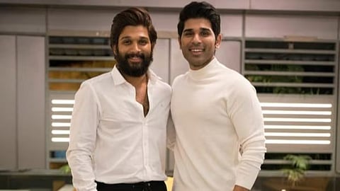 Allu Arjun with brother Allu Sirish