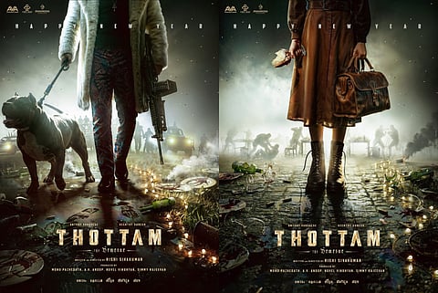 Anthony Pepe, Keerthi Suresh in the dual first look of 'Thottam'