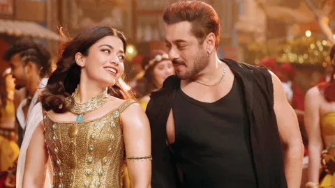 Rashmika Mandanna and Salman Khan in 'Sikander'