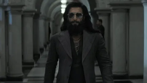 Ranveer Singh in a still from 'Dhurandhar'