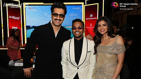 Vicky Kaushal, Basil Joseph and Kalyani Priyadarshan at The Honours
