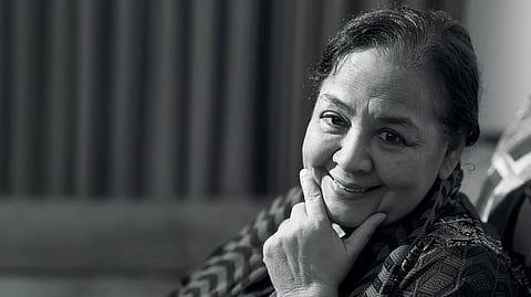 Farida Jalal in her Mumbai home.