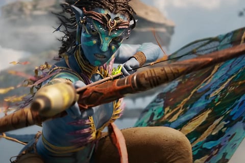 A still from 'Avatar: Fire and Ash'