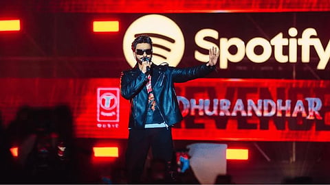 Ranveer Singh at the music launch for 'Dhurandhar: The Revenge'
