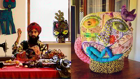 Artist Gurjeet Singh's First Solo Exhibition Battles Darkness With Kaleidoscopic Light