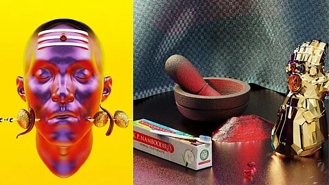 Kinky Kashayam Is A Visual Art Duo Combining South Asian Culture With Incisive Satire