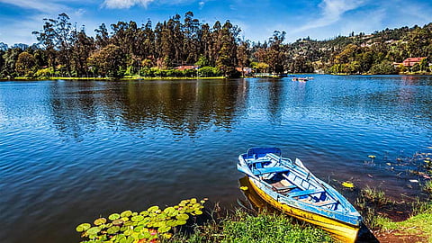 A picturesque lake in Kodaikanal