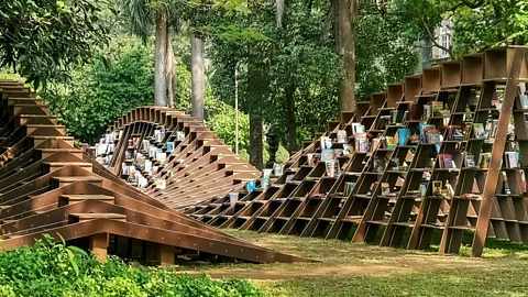 Nuru Karim's Parametric Bookworm Pavillion Is Homegrown Ecological Urbanism In Action 