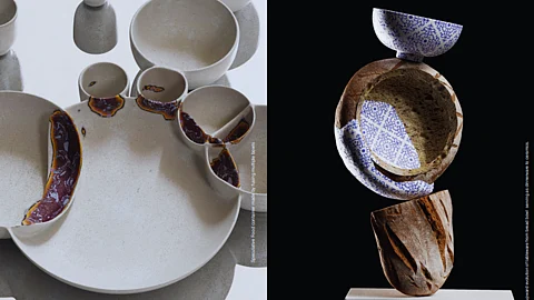 Speculative food container, The upward evolution of tableware from bread bowl to ceramics