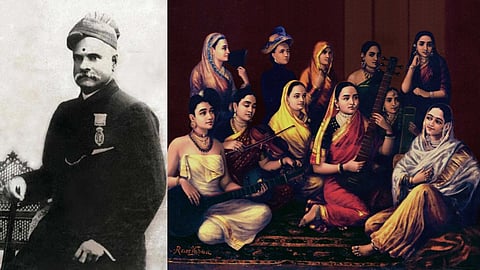 Raja Ravi Verma stands out for his distinctive fusion style that combined Western realism with traditional Indian painting techniques.