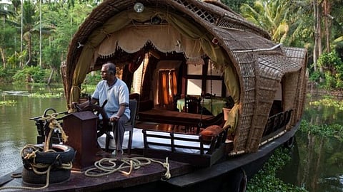 The backwaters of Kerala.