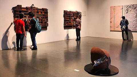 Space Studio, an independent not-for-profit organization located in Vadodara, Gujarat at the Alembic Museum Square, is dedicated to supporting artists and fostering creative practices.