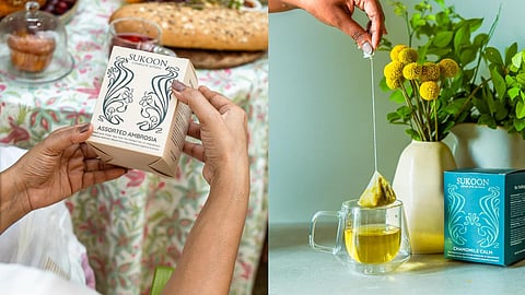 Sukoon, a tea brand whose name translates to 'peace,' is a brand that offers more than just a beverage; it presents a lifestyle dedicated to self-care, mindfulness, and a journey within.