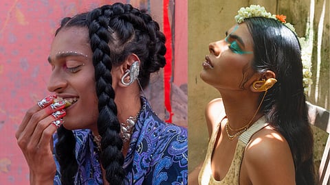 The jewellery range curated by No Borders reflects a fusion of ancient symbolism and modern design aesthetics.