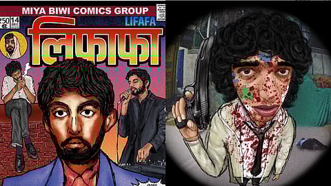 The marriage of music and comic book culture brings a sense of "coolness" to Pawan's art style.