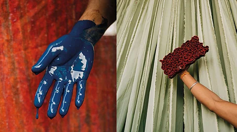 A glimpse into the heart and soul of Naushad Ali's textile design. philosophy.