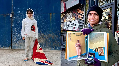 Images from Kavi Pujara's photoseries — 'This Golden Mile'.