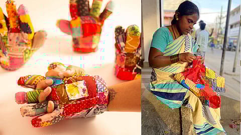 A handstitched product by Namma Katte that aims to counter modern- day loneliness.
