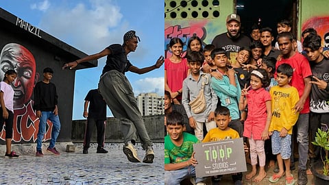 Stills from initiatives undertaken by the Dharavi Dream Project