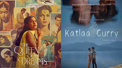 Posters of 'The Queen of My Dreams' & 'Katlaa Curry'
