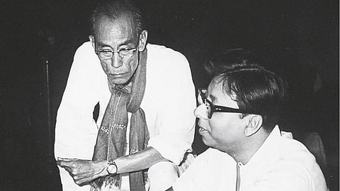 S.D. Burman with his son R.D. Burman