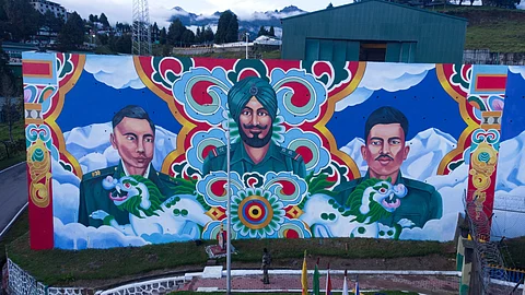 A picture of the Dawn Of Valor Mural