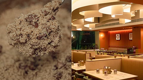 Images of dindigul Ponram's signature Biriyani and their restaurant in Bangalore