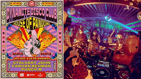 Promotional images for Dynamite Disco Club
