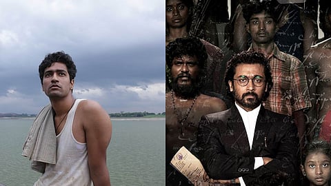 Promotional stills from Masaan (2015) & Jai Bhim (2021)