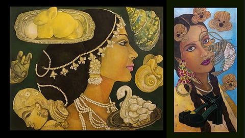 Manuja Waldia's Art Explores The Bold Colours & Joy Of Sisterhood