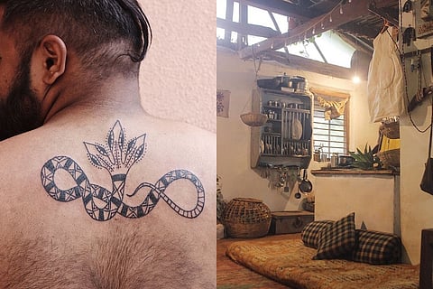 Inside Red Earth House