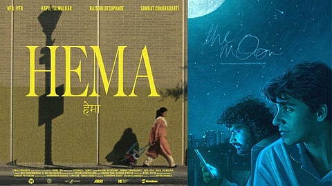 Posters from films at the Tasveer Film Festival