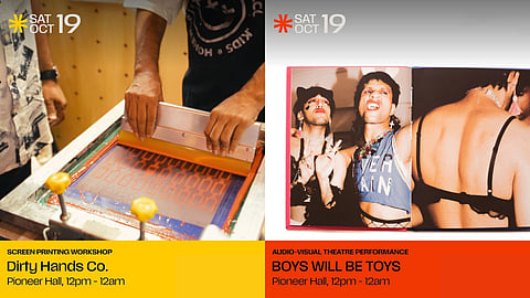 Promotional images from the Artworks Festival.