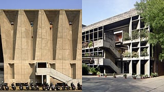 Brutalist architecture in Ahmedabad.