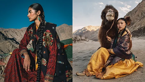 Promotional images from Namza's latest collection.