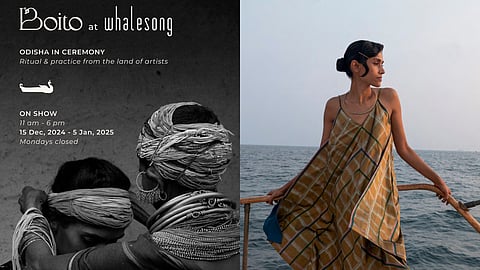 Promotional images for Boito's exhibition in Goa