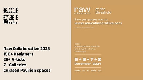 Promotional images for Raw Collaborative 2024