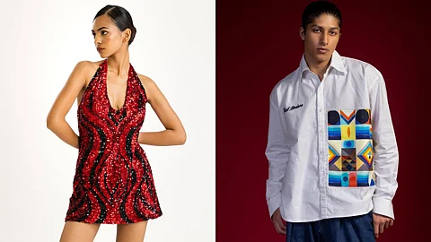 Images of pieces from Raza Collection by homegrown fashion brand Past Modern
